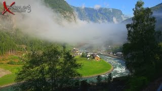 Norway 4K Part Two Flåm Mountain Railway [upl. by Eillime]