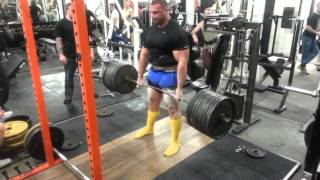 380kg deadlift No straps no suit [upl. by Dafodil882]