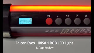 Falcon Eyes Irisa 1 RGB LED Light Review [upl. by Notsek]