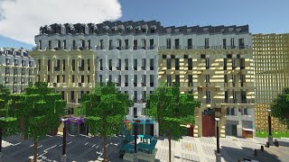 MINECRAFT  TUTO IMMEUBLE HAUSSMANNIEN [upl. by Salis]