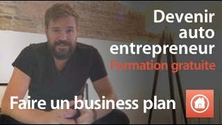 Auto entrepreneur  Comment faire un business plan [upl. by Cavit]