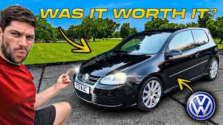 I RESTORED AN ABANDONED VW GOLF R32 HOW MUCH DID IT COST [upl. by Ellehsad701]