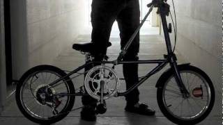 dahon V fold up bicycle [upl. by Kcirttap]