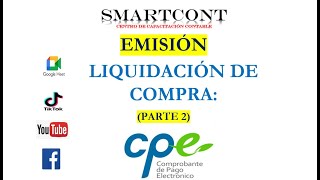 EMISIÓN DE LIQUIDACIÓN DE COMPRA  SUNAT [upl. by Aidan]