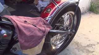 1978 XL Sportster 110 Harley Ironhead Bobber get running new build tuneup [upl. by Adnyleb]