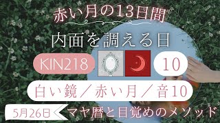 【黒KINの日】【マヤ暦 KIN218】今日の銀河のエネルギーについて｜キーワードと過ごし方（2024年5月26日） [upl. by Phelps354]