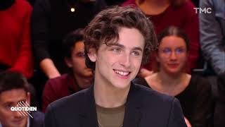 Timothée Chalamet la classe internationale  Quotidien avec Yann Barthès [upl. by Sandro]