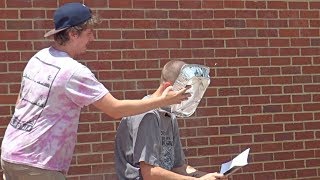 Giant Pie In The Face Prank [upl. by Nahpos]