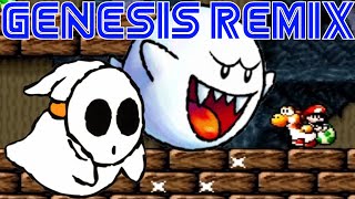 Yoshis Island  Castle amp Fortress Sega Genesis Remix [upl. by Idnac804]