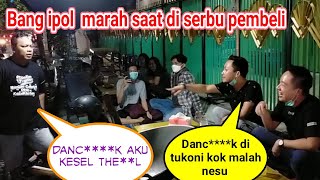 Bang ipol marah marah di serbu pembeli nasi goreng viral tulungagung [upl. by Tremml]