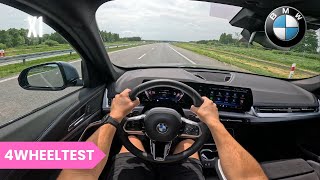 New BMW X1 2024 15 136HP 100 kW POV TEST DRIVE BY 4WHEELTEST [upl. by Obeded981]