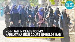 Not essential to Islam Karnataka Hijab ban gets High Court approval  Highlights of the verdict [upl. by Nare]