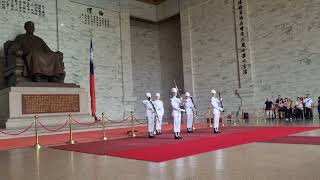 Chiang kai  Shek Memorial Hall in Taipei Taiwan [upl. by Welcher651]