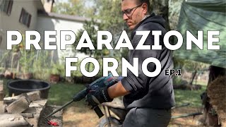 Inizia la Costruzione del Forno in Terra Cruda  EP1 [upl. by Ailekat]