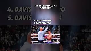 Top 5 Gervonta Davis Brutal Knockouts🥊😵☠️ short shorts viral [upl. by Chatav]