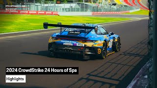 2024 CrowdStrike 24 Hours of Spa  Highlights [upl. by Leandra]