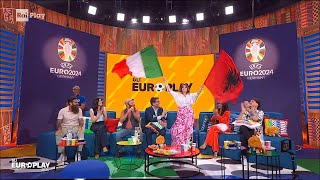 Michela Giraud presenta il cast dellAltra Nazionale  Gli EuroPlay  Italia  Albania 15062024 [upl. by Leiuqese710]