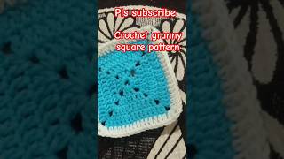 Crochet granny square pattern crochet viralvideo youtubeshorts [upl. by Norraf]