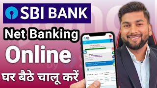 SBI Internet Banking Registration  Online SBI Net Banking Activation  SBI Net Banking Register [upl. by Cloutman37]