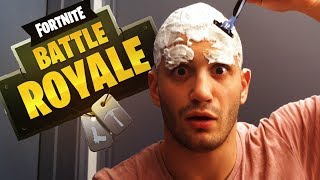 High Stakes Fortnite Loser SHAVES HEAD amp EYEBROWS [upl. by Amorita]