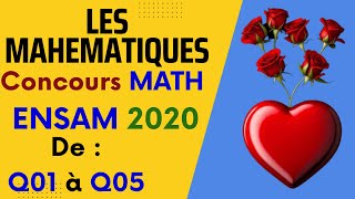 concours ENSAM Math 2020 [upl. by Llewsor]