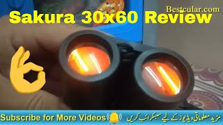 Sakura 30x60 Binocular Review Mini Pocket Size Binocular [upl. by Melleta]