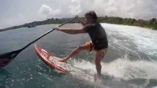 MENTAWAI ISLAND SURFING STAND UP PADDLE LEROY XAVIER THE HOLEMACASHIDEWAYS [upl. by Diaz309]