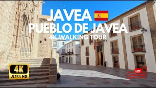 Javea 🇪🇸 Gorgeous Javea Old Town  4K Walking Tour 😍🏘️ [upl. by Eelimaj]