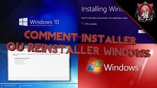 Info Comment Installer ou Réinstaller Un Windows [upl. by Eigna]