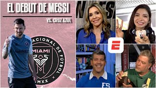 LIONEL MESSI debuta con el INTER MIAMI vs CRUZ AZUL en Leagues Cup ¿cómo detenerlo  Exclusivos [upl. by Seuqram855]