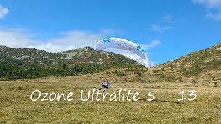 Ozone Ultralite 5  13 test flying [upl. by Zile544]