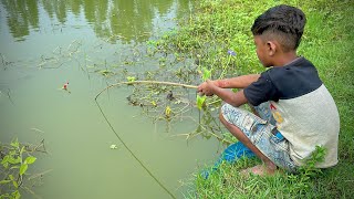 Best Hook Fishing Video  Traditional Hook Fishing in Village Smart By Fishing With Hook Part352 [upl. by Ingrid87]