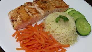 COMO HACER SALMON A LA SARTEN [upl. by Kciremed]