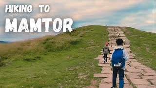 A Climb to the top of Mam Tor Walk  Hike to Mam Tor The Peak District Derbyshire [upl. by Borries]