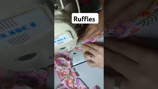 Ruffles sewing diy sewingtips shortsvideo shorts [upl. by Cargian]