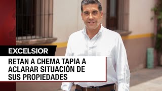 Chema Tapia candidato de Morena tiene patrimonio de 260 mdp en propiedades sin declarar [upl. by Reinal]