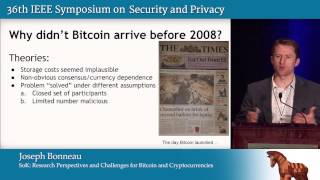 SoK Research Perspectives and Challenges for Bitcoin and Cryptocurrencies [upl. by Einaoj]