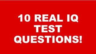 WHATS YOUR IQ 10 REAL IQ TEST QUESTIONS AND ANSWERS Part 1 [upl. by Ainolloppa]