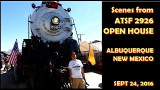 HD ATSF 2926 Open House Albuquerque Sept 24 2016 [upl. by Dodi]