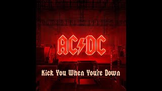 ACDC  KICK YOU WHEN YOUR DOWN Guitar Backing Track with Original Vocals [upl. by Galatia]