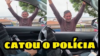 BÊBADO CATOU A POLÍCIA Pediu uma dose cachaça policial bêbado [upl. by Atile]