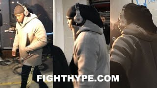 BERMANE STIVERNE ARRIVES FOR WILDER REMATCH LOOKING SOLEMN AND SERIOUS [upl. by Macmullin]