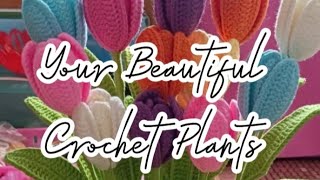 BEAUTIFUL CROCHET PLANTS [upl. by Keare]