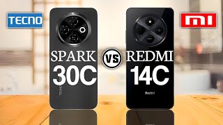 Tecno Spark 30C Vs Redmi 14C Trakontech [upl. by Drarehs]