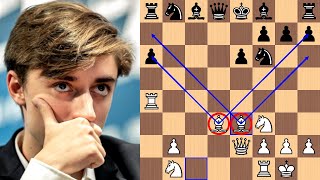 Dubov shocks Sarin in 18 moves  2022 World Rapid Chess Championship [upl. by Cnahc432]