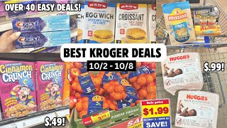 BEST KROGER DEALS  INSANE KROGER MEGA EVENT SAVINGS  OVER 40 EASY ALL DIGITAL DEALS  102  108 [upl. by Adnat]