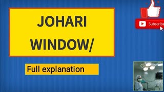 Johari window Feedbackdisclosure model of self awareness Full explanation [upl. by Brightman]