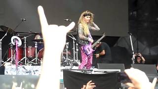 Steel Panther  Lexxi Foxx Solo  Monsters Of Rock  24042015 [upl. by Avin858]