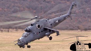 Mi24 Hind demo flight [upl. by Carlye753]