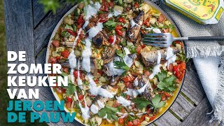 De Zomerkeuken van Jeroen De Pauw  Gegrilde sardines met tartaar van groenten [upl. by Irah]